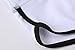 FIRM ABS Ladies Moisture-Wicking Track & Field Running Shorts,S, White/Black