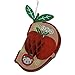 SUNBEAUTY 5 Pcs Red Apple Shaped Paper Honeycomb Paper Apple Hanging Decoration School Classroom Back to School Decoration(4 Inch)