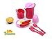 Little Treasures Mini Dinnerware Pretend Food Toy Play Set