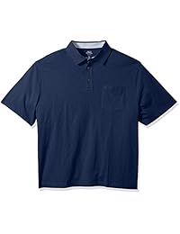 Polo Slub IZOD Men 's Big y de altura agua salada bolsillo en el pecho
