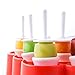 Wellood Mini Pop Molds, 9 Miniature Popsicle Molds With Sticks and Drip-guards, Easy-release BPA-free Silicone(with 50 Popsicle Sticks 9 Stick Holders and 50 Popsicle Bags)