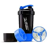 Artoid Mode Protein Shaker Bottle 24oz - Dual Mixing With Shaker Balls & Storage Container