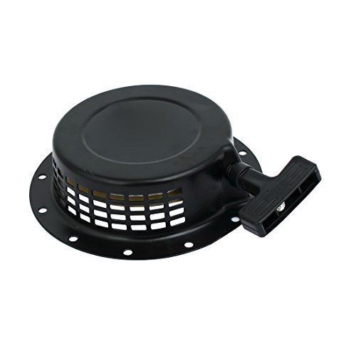 uxcell Recoil Pull Rewind Starter Assembly Generator Accessory Black EF2600