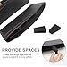 Coitak 2 PCS Car Seat Gap Organizer, PU Full Leather Car Seat Console Organizer, Black Car Seat Gap Filler