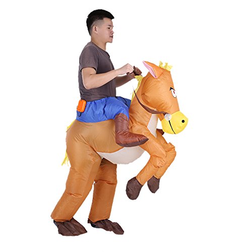 Anself Funny Inflatable Costume Halloween Party Blow Up Inflatable Suit