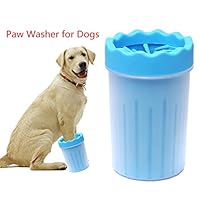 FULNEW Portable Dog Paw Cleaner Pet Feet Washer Pet Cleaning Brush Cup for Dogs Cat Grooming