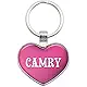 Graphics and More Metal Keychain Key Chain Ring Pink I Love Heart Names Female C Cade - Carissa
