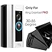 QIBOX Anti-Theft Video Doorbell Mount Compatible with Video Doorbell 4/3/3 Plus/2/1/(2020 Release), Adjustable No-Drill Mounting Bracket Wedge Adapter Holder Accessories for Home Rentals Office Room