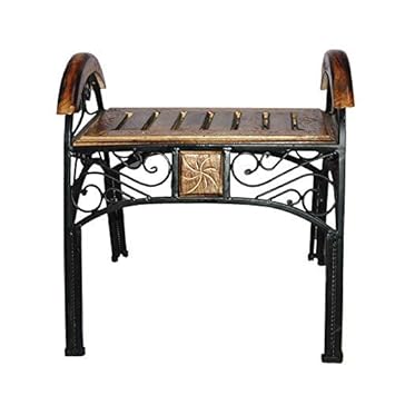 Online Haat Living Room Side Table and Bar Stool