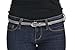 Belle Donne Thin Belts For Women, Silver Buckle for Dress and Jeans Skinny Belt Womens, Fashion Trendy Cinturones Para Mujer Navy Blue Medium