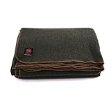 Arcturus™ 80% Heavy Military Wool Blanket - 4+ lbs, Warm, 64
