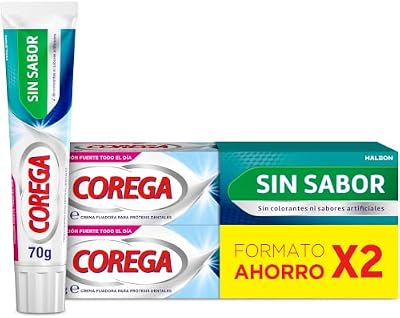 Creme fixador insípido para próteses dentárias, Fixação Forte, 2 x 70 g
