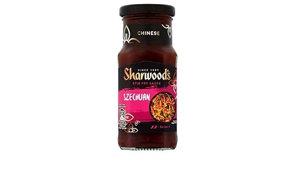 Picante de tomate y de Szechuan Sharwood Stir Fry salsa de 195g ...