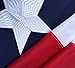 WINBEE Embroidered Texas State Flag 3x5 Ft - Embroidered Stars, Heavy Duty Nylon, Sewn Stripes, Brass Grommets and . Waterproof UV Protected. All Weather American Texas Flags Banner Great for Ondoor and Intdoor Decor