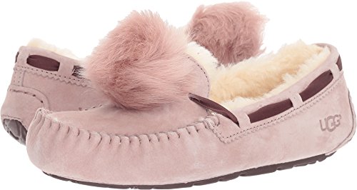 UGG Women's Dakota Pom Moccasin, Dusk, 9 M US