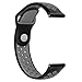 Meifox Compatible with Fitbit Blaze Bands for Women Men,Soft Silicone Replacement Band for Fitbit Blaze Smart Watch (Black Gray, Large)