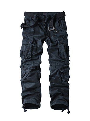 Ochenta men s outdoor wild military 8 pockets cargo pan…