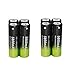 8 pcs 18650 5800mAh Li-ion 3.7V Rechargeable Battery + 2 pcs Dual Smart 18650 Battery Charger (NOT AA or AAA Battery)