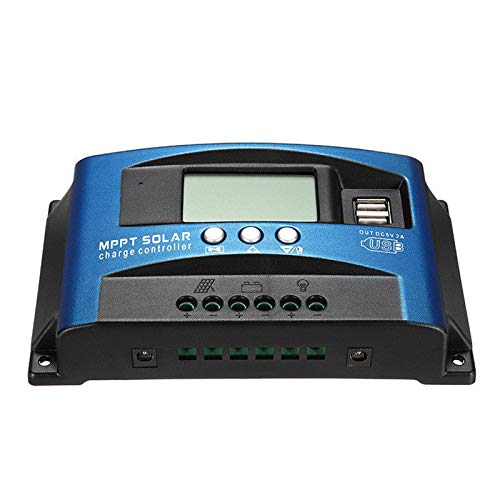 Zoomarlous 40A-100A MPPT Solar Panel Regulator Charge Controller 12V/24V Auto Focus Tracking Device