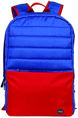MIGGO STYLE OCEAN DRIVE Sport Backpack, Polyester, Blue-Red, Fits up to 16-inch Laptop
