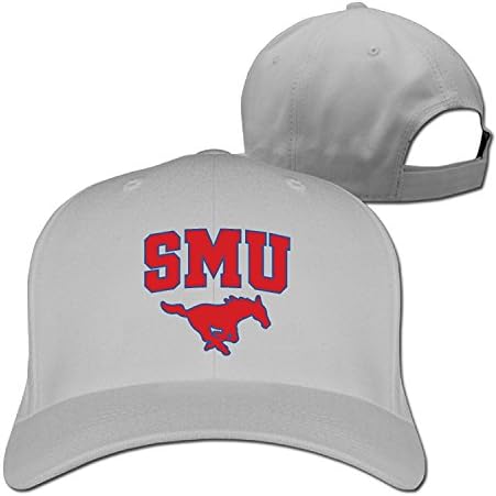Unisex SMU Mustangs Football Classic Peak Baseball Cap &amp; Hat White