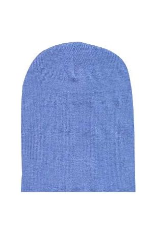 blue wooly hat
