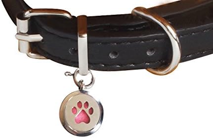Flippin Happy Pets Aromatherapy Paw Dog Lockets with Screw (Paw) - for the use of essential oils to aid in safe aromatherapy to manage health issues for your dogs - Ebook included