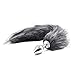 Adult Games Couples Toys Metal Fake Fur Fox Dog Tail BǔttPlǘg Flirt Anus Plǘg for Women adǘltGames Product for Couplesthumb 2