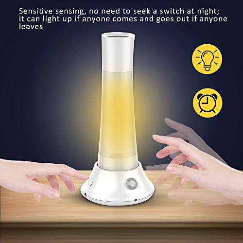 BIAL Night Light, [ Color Changing & White Light ] Motion Activated Table Lamp, Rechargeable Bedside Light Bedroom Living Room Lamp for Baby Kids Girls - Thumbnail 3