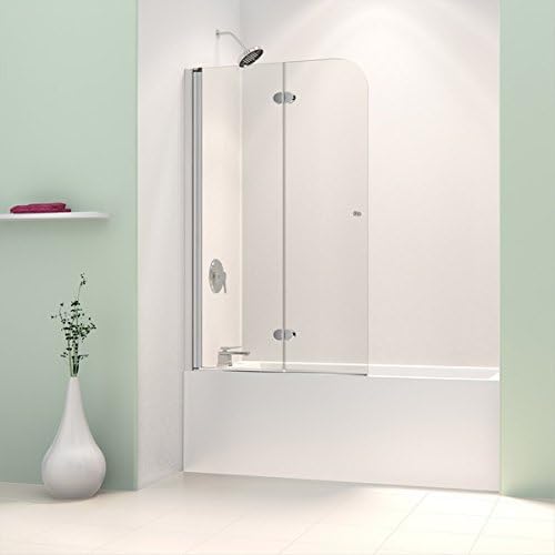 DreamLine Aqua Fold 36-inch Frameless Hinged Tub Door