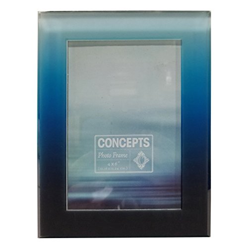 Concepts by Klikel 4x6 Indigo Ombre Beveled Edge Frosted Glass Frame