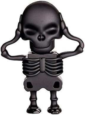 Skull Shape Flash Drive, 32GB Skeleton Cartoon Storage U-disk for Novelty Christmas Gift by HKUU