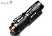 WINDFIRE® New Super Bright SK98 1600lm LED Zoomable Flashlight Mini 18650 Battery Torch Lamp Light Supports Zoom in & Out Black