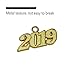 GraduationRoyal Two-Colored Graduation Tassel (9-inch) with Gold Year Charm (2019, Black&Orange)