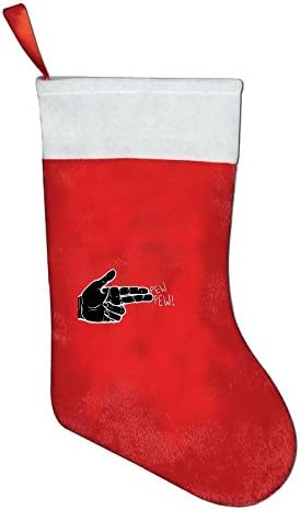 Get Lost Pewï¼ Christmas Stocking Holders Red Needlepoint Personalized Gifts Decorate Toys