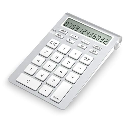 Cateck Wireless Bluetooth Numeric Smart Keypad with Calculator for iMac, MacBooks, PCs, Bluetooth Numeric keypad for Laptop, Wireless 10 Key Number pad for mac, Ten Key MacBook pro Calculator - Thumbnail 7