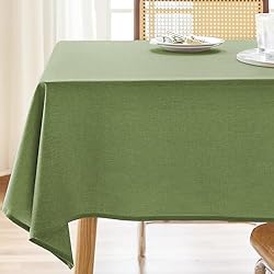 AUSSPVOCT Textured Tablecloth Rectangle 52x70 Water