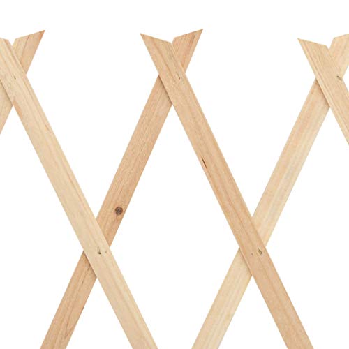 vidaXL 5X Tannenholz Massiv Rankzaun Erweiterbar Rankgitter Rankhilfe Scherengitter Spalier Blumengitter Pflanzengitter… – Bild 6