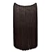 EMERLY Ombre Secret Hair Extensions 20 inch One Piece Transparent Headband Hairpieces Straight Highlight Invisible Flip in Hair Extensions Dark Brownthumb 1
