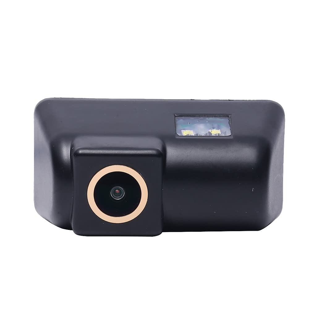 HD IP68 1280 Pixels Number Plate Light Fisheye Lens Reversing Camera Colour Camera Parking Camera Night Vision Reversing System Parking Aid Compatible with F-o-r-d Transit MK6 /MK7/Tourneo Connect