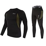 Thermal Underwear Set Winter Hunting Gear Sport Long Johns Base Layer Bottom Top