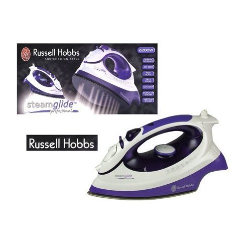 Russell Hobbs Steamglide Professional Iron 14655, 2200 W White and