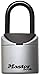 Master Lock Lock Box, Set Your Own Combination Portable Key Safe, 2-3/4 in. Wide, 5406D,Black, Grey