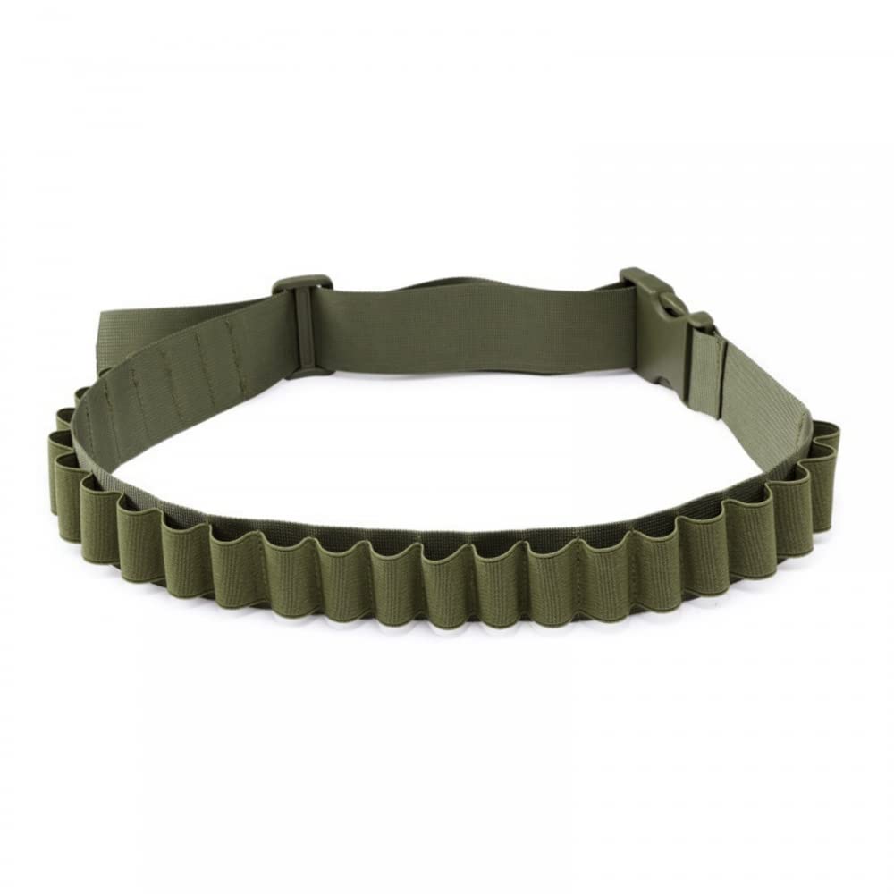 DONGKER Shotshells Cartridge Belt,27 Rounds Shotgun Shell Shoulder Holder Nylon Ammo Holder Carrier 130cm for 12GA Shotshell