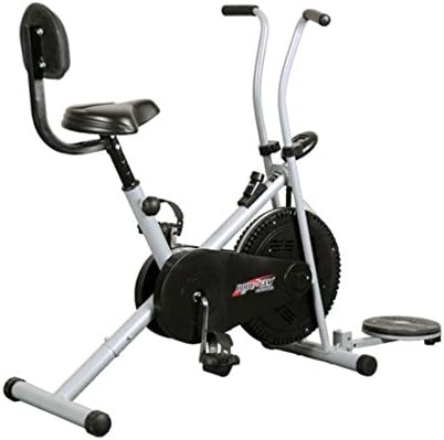Healthex Exercise Cycle for Weight Loss at Home with Back Support & Twister || Air Bike 1001 for Home Use