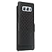 For Samsung Galaxy Note 8 Case, Galaxy Note 8 Black Swivel Slim Belt Clip Holster Armor Protective Case, Defender Cover for Galaxy Note 8 (Black Holster Shell Combo) (Black)