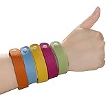 ZAEL USA 100% Natural Mosquito Repellent Bracelet Five (5) Pack - Deet Free - Guaranteed to Work - Fast, Easy Deters Bugs for Hours - Natural Oil Repellent Wristband - Kid Safe Insect Bracelets