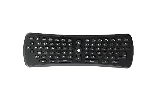 Portable USB 2.4GHz Wireless Air Fly Mouse Multi Keyboard for PC (Black)