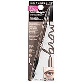 Maybelline New York Eye Studio Master Shape Brow Pencil, Deep Brown, 0.02 Fluid Ounce