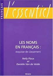 Les  noms en français, esquisse de classement